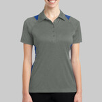 Ladies Heather Colorblock Contender ™ Polo