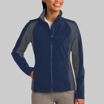 Ladies Colorblock Soft Shell Jacket