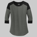 ® Ladies Heritage Blend 3/4 Sleeve Baseball Raglan Tee