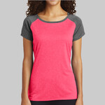 ® Ladies Heather On Heather Contender ™ Scoop Neck Tee