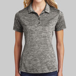 ® Ladies PosiCharge ® Electric Heather Polo