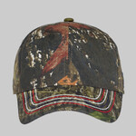 Americana Contrast Stitch Camouflage Cap