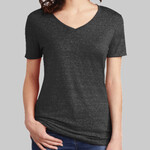 Women's Snow Heather Jersey V Neck T Shirt